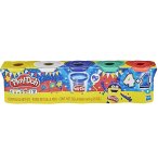 PACK DE 5 POTS DE PATE A MODELER BLEU PAILLET PLAY-DOH - HASBRO - JEU 