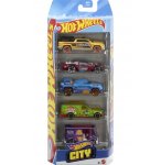 PACK DE 5 VEHICULES HOT WHEELS : HW CITY - MATTEL - JBJ75 - SET VOITURES MINIATURES