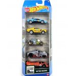 PACK DE 5 VEHICULES HOT WHEELS : RETRO RACERS - MATTEL - HTV50 - SET VOITURES MINIATURES