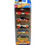 PACK DE 5 VEHICULES HOT WHEELS : TRACK BUILDER - MATTEL - HTV52 - SET VOITURES MINIATURES