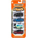 PACK DE 5 VEHICULES MATCHBOX : MBX ELECTRIC DRIVERS - MATTEL - HFH08 - SET VOITURES MINIATURES