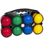 PANIER DE 8 BOULES DE PETANQUE EN PLASTIQUE - JEU D'ADRESSE - PLEIN AIR