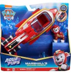 PAT PATROUILLE AQUA PUPS : MARCUS ET SON SOUS-MARIN DAUPHIN - FIGURINE CHIEN - VEHICULE DE LUXE - PAW PATROL - SPIN MASTER - 20140362