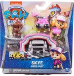 PAT PATROUILLE HERO PUP - STELLA + DRONE DE SAUVETAGE A CLIPSER + SINGE + CENTRE DE COMMANDE - FIGURINE CHIEN - PAW PATROL - SPIN MASTER - 20139038