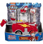 PAT PATROUILLE KNIGHTS RESCUE : MARCUS AVEC SON CAMION DE POMPIER - FIGURINE CHIEN - VEHICULE DE LUXE - PAW PATROL - SPIN MASTER - 20135918