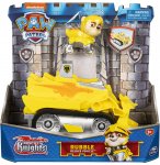 PAT PATROUILLE KNIGHTS RESCUE : RUBEN ET SON BULLDOZER - FIGURINE CHIEN - VEHICULE DE LUXE - PAW PATROL - SPIN MASTER - 20135920