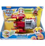 PAT PATROUILLE MARCUS AVEC CAMION POMPIER TRANSFORMABLE - FIGURINE CHIEN - PAW PATROL MIGHTY PUPS SUPER PAWS - SPIN MASTER