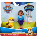 PAT PATROUILLE MME GOODWAY + POULE GALINETTA + RUBEN - 3 FIGURINES - CHIEN - PAW PATROL - SPIN MASTER - 20148185