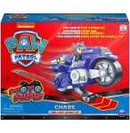 PAT PATROUILLE MOTO PUPS : CHASE AVEC SA MOTO POLICE A RETROFRICTION - FIGURINE CHIEN - VEHICULE DE LUXE - PAW PATROL - SPIN MASTER