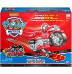 PAT PATROUILLE MOTO PUPS : MARCUS AVEC SA MOTO A RETROFRICTION - FIGURINE CHIEN - VEHICULE DE LUXE - PAW PATROL - SPIN MASTER