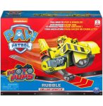 PAT PATROUILLE MOTO PUPS : RUBEN AVEC SA MOTO CHANTIER A RETROFRICTION - FIGURINE CHIEN - VEHICULE DE LUXE - PAW PATROL - SPIN MASTER - 20129829