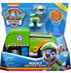 PAT PATROUILLE ROCKY AVEC CAMION POUBELLE - FIGURINE CHIEN - PAW PATROL - SPIN MASTER 