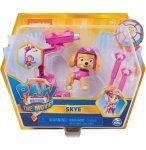 PAT PATROUILLE STELLA AVEC SON ET SAC A DOS TRANSPORTABLE - FIGURINE CHIENNE - PAW PATROL THE MOVIE - SPIN MASTER - 20130318