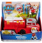 PAT PATROUILLE TRUCK RESCUE : MARCUS ET SON CAMION DE POMPIER - FIGURINE CHIEN - VEHICULE DE LUXE - PAW PATROL - SPIN MASTER - 20139106