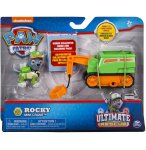 PAT PATROUILLE ULTIMATE ROCKY ET SON CAMION GRUE - FIGURINE CHIEN - PAW PATROL - SPIN MASTER - 20101482