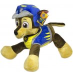 PELUCHE CHIEN CHASE COUCHE 55 CM - PAT' PATROUILLE DINO RESCUE - PELUCHE LICENCE PAW PATROL