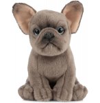 PELUCHE CHIOT BOULEDOGUE 18 CM - CHIEN - CLASSIC ANIMAUX DE LA FERME - LIVING NATURE