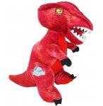 PELUCHE DINOSAURE T-REX GEANT ROUGE 53 CM - TYRANNOSAURE - JURASSIC WORLD - GRANDE PELUCHE DINO LICENCE 