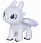 PELUCHE FURIE ECLAIR DRAGON BLANC 20 CM - PELUCHE LICENCE DRAGONS