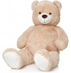 PELUCHE GEANTE : GRAND OURS BEIGE 1 M 20 - SAM - MEGA OURS 120 CM - XXL