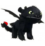 PELUCHE GANTE KROKMOU DRAGON NOIR 90 CM - GRANDE PELUCHE LICENCE DRAGONS