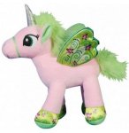PELUCHE GEANTE : LICORNE COUCHEE ROSE AVEC AILES 1 METRE 10 - ANIMAUX FANTASTIQUE