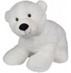 PELUCHE GEANTE OURS POLAIRE BLANC POMPON 100 CM - GRAND OURS 1 METRE - NICOTOY