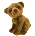 PELUCHE GRIZZLY 18 CM - OURS BRUN - WILD WATCHERS - WILD REPUBLIC - 10244
