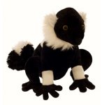 PELUCHE LEMURIEN NOIR 22 CM - WILD PLANET - K7968