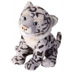 PELUCHE LEOPARD DES NEIGES 25 CM - WILD REPUBLIC - 16394