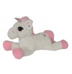 PELUCHE LICORNE GEANTE BLANCHE 80CM - ANIMAUX FANTASTIQUE - NICOTOY - 5831417