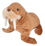 PELUCHE MORSE BRUN 28 CM - CUDDLEKINS - WILD REPUBLIC - 22465