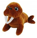 PELUCHE MORSE BRUN 34 CM - DOUDOU ANIMAUX MARINS