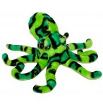 PELUCHE PIEUVRE VERTE 28 CM - WILD PLANET - K7975