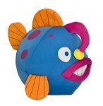 PELUCHE POISSON BALLON BLEU 24 CM - POISSON LANTERNE - WILD PLANET - K7240
