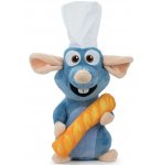 PELUCHE RAT REMY CHEF DE CUISINE AVEC BAGUETTE DE PAIN 31 CM - RATATOUILLE - PELUCHE LICENCE DISNEY