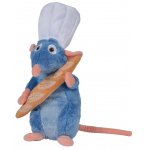 PELUCHE RAT REMY CHEF DE CUISINE AVEC BAGUETTE DE PAIN 33 CM - RATATOUILLE - NICOTOY - PELUCHE LICENCE DISNEY