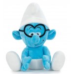 PELUCHE SCHTROUMPF A LUNETTES 33 CM - DOUDOU LICENCE : COLLECTION SCHTROUMPF