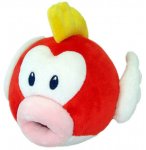 PELUCHE SUPER MARIO KART - TTE CHEEP CHEEP 23 CM - POISSON ROUGE - NINTENDO - PELUCHE LICENCE