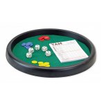 PISTE RONDE DE DES 31 CM ET ACCESSOIRES - PLATEAU PISTE YAM 421 - JEUJURA - 8154