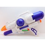PISTOLET A EAU 43 CM BLEU ET BLANC - FUSIL A EAU - JOUET PLEIN AIR