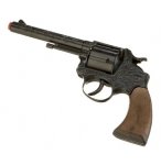 PISTOLET COW BOY 12 COUPS EN METAL ET PLASTIQUE - GONHER - 766