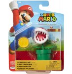 PLANTE PIRANHA AVEC PIECE : FIGURINE SUPER MARIO 11 CM - FIGURINE