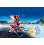 PLAYMOBIL ACTION 6835 ANDROIDE DE FEU AVEC LANCE DISQUES