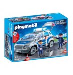PLAYMOBIL CITY ACTION 9053 VOITURE DE POLICIERS AVEC GYROPHARE ET SIRENE