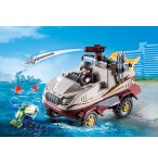 PLAYMOBIL CITY ACTION 9364 VEHICULE AMPHIBIE ET BANDIT