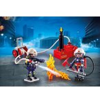 PLAYMOBIL CITY ACTION 9468 POMPIERS AVEC MATERIEL D'INCENDIE