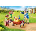 PLAYMOBIL CITY HOPITAL 70194 PETITE FILLE ET GRAND-MERE