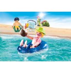 PLAYMOBIL FAMILY FUN 70112 VACANCIER AVEC COUP DE SOLEIL ET BOUEE