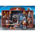 PLAYMOBIL KNIGHTS 5637 COFFRE CHEVALIER ET FORGERON****************************